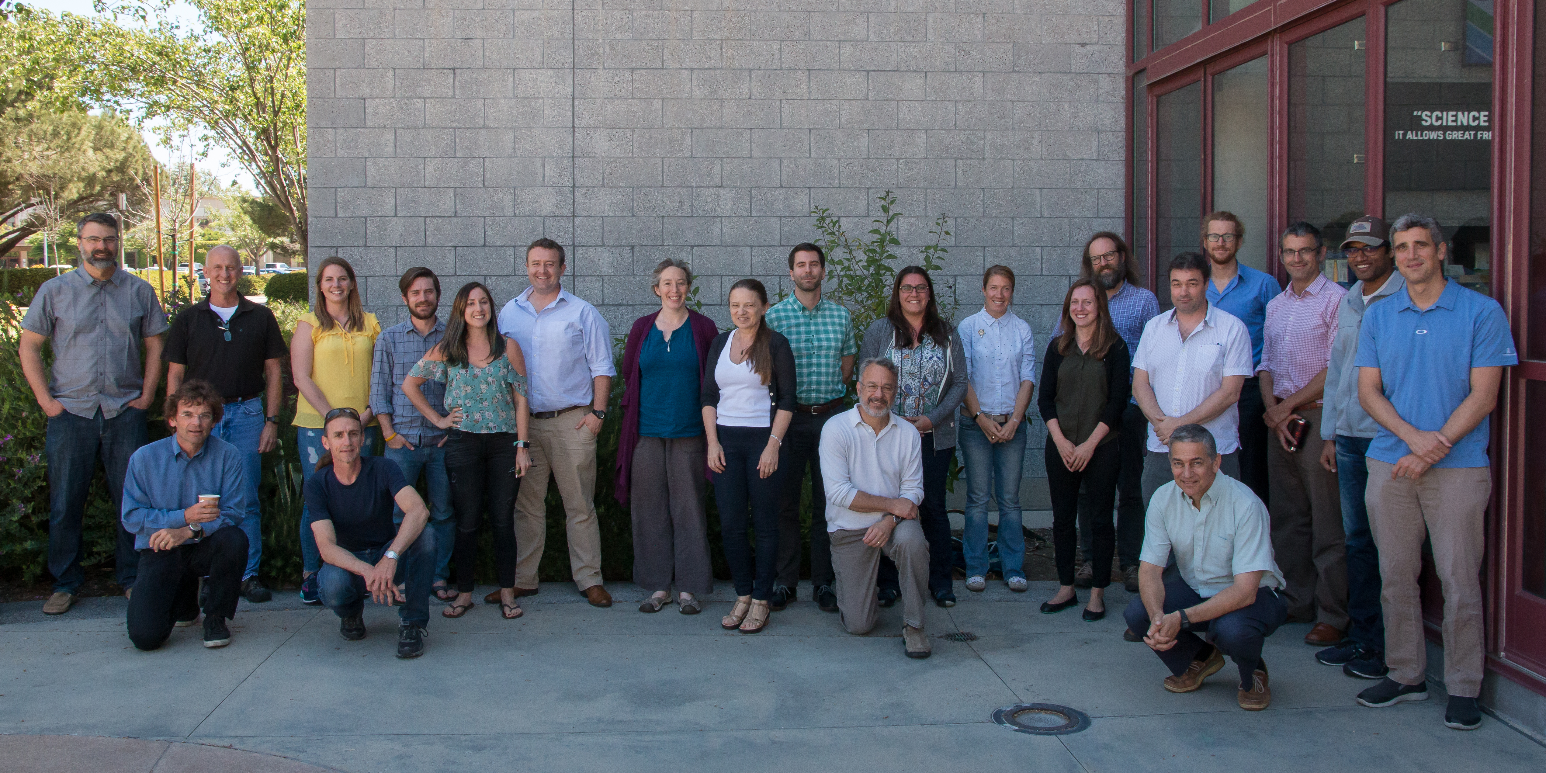Group photo from 2018 summer science team meeting at UC Irvine